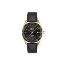 Lacoste Men Auto Black Round Shape Dial Watch - 2011378 (M)