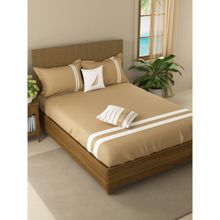 Nautica Luxurious 100% Egyptian Satin Cotton King Bedsheet with 2 Pillow Covers