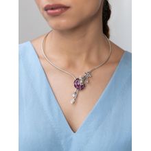 Shaya by CaratLane Phool In 925 Silver Necklace