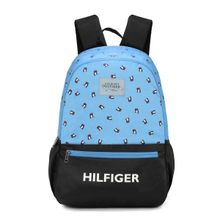 Tommy Hilfiger Tristan Unisex Polyester Laptop Backpack - Black Lt Blue (M)