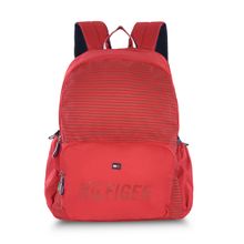 Tommy Hilfiger Vulcan Unisex Polyester Non Laptop Backpack - Red (M)