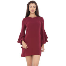 Twenty Dresses By Nykaa Fashion The Belle Of The Ball Dress - Maroon