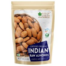 Bliss Of Earth Organic Almonds (Badam)