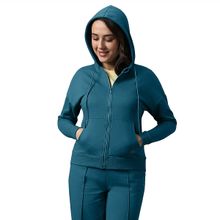 Amante Solid Full Sleeve Essential Fleece Hoodie