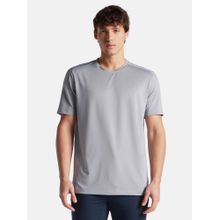 Jockey MV37 Men Recycled Microfiber Elastane Active Wear T-shirt- Grey