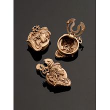 Cosa Nostraa Eternal Shiva Grace Button Cover Accessories Gift Set for Men (Pack of 3)