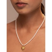 18Kt Gold Plated Freshwater Pearl Necklace