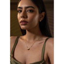18Kt Gold Plated Heart Necklace