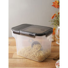 Lock & Lock Pantry Airtight Food Storage Container With 180 Ml Scoop Transparent 5 Liters