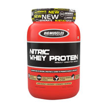 Big Muscles Nutrition Nitric Whey Protein Cafe Latte Powder