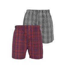 XYXX Super Combed Cotton Checkered Boxers for Men (Pack of 2) - Multi-Color