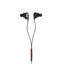 Corseca Scarlet Bassplus in-Ear Sporty Headphones with Integrated Mic and Volume Control (Red)