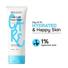 Swiss Beauty Care Dew Lock Face Wash 1% Hyaluronic Acid & Centella Asiatica, Deep Cleansing Action