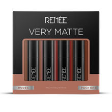 Renee Cosmetics Very Matte Pack Of 4 Matte Lipstick