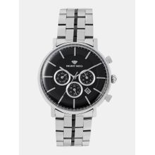 Mont Neo Men Quartz Black Dial Chronograph Metal Watch 1055C-M1404 (M)