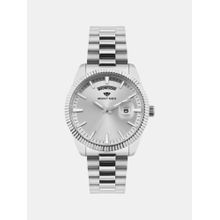 Mont Neo Men Quartz Silver Dial Analog Stainless Steel Watch G3505D-M1103 (M)
