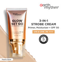 Earth Rhythm Glow Set Go All Day Strobe Creme Primer + Moisturiser + SPF 50 - Pearly Glow