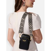 Lavie Luxe Women Mobile Vertical26 2-Compartment - Black (S)