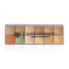 PAC Super Coverage Cream Concealer Palette X12 - Creamy Blendable Formula, Longlasting Full Coverage