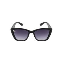 Clark N Palmer Grey Gradient Lens Matel Temple Design Cat Eye Sunglasses for Women-Cnp-St103-C1 (54)