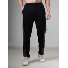 Grow Black Colorblock Track Pant