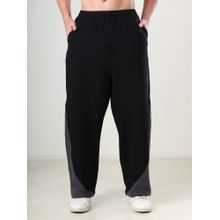 Grow Black Colorblock Track Pant