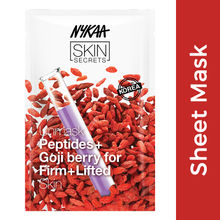 Nykaa Skin Secrets Active Solutions Peptides + Goji Berry Sheet Mask For Firm & Lifted Skin