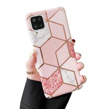 MVYNO Beautiful Cover for Samsung Galaxy A12 (Bling Pink) - 6.5 Inch
