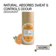 The Bare Bar Citrus Slush Pushup Deodorant - Fruity citrus deo stick for odor protection