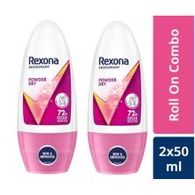 Rexona Powder Dry Underarm Odour Protection Roll On Combo - Pack Of 2