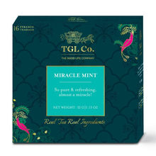 TGL Co. Miracle Mint Herbal Tea Bags Refreshing Aroma of Peppermint Relives Stress