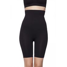 C9 Airwear Seamless Women Solid Black Thigh Shapewear - Black