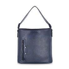 Pierre Cardin Bags Navy Blue Embellished Hobo Handbag
