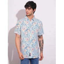 White Slim Fit Regular Collar Men's Shirt by Being Human Clothing