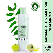 Nykaa Naturals Longer & Thicker Hair Sulphate-Free Shampoo With Amla, Curry Leaves & Coconut Oil