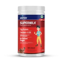 Gritzo Super Milk 13+y: Teen Athletes Nutrition Drink - Natural Chocolate Flavour