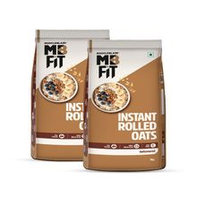 MuscleBlaze Fit Instant Oats - Unflavoured (Pack Of 2)