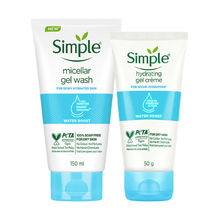 Simple Water Boost Micellar Facial Wash + Hydrating Gel Creme