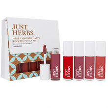 Just Herbs Matte Liquid Lipstick Deeps & Reds - Set of 5