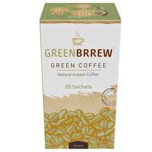 Greenbrrew Decaffeinated Natural Instant Green Coffee 20 Sachets