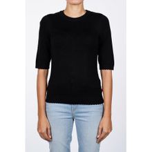 Levi's Womens Solid Black Crew Neck Sweater