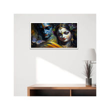Dekorstation Beautiful Radha Krishna Canvas Wall Painting