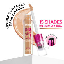 Nykaa Undercover Multi-Use Full Coverage Brightening Concealer - Hyaluronic Acid & Niacinamide