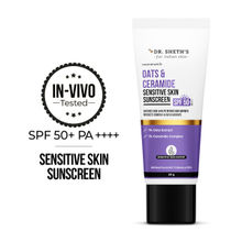 Dr. Sheth'S Oats & Ceramide Sensitive Skin Sunscreen Spf 50+ Pa++++ Oil-Free Sunscreen