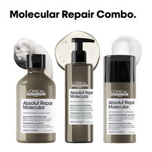 L'Oréal Professionnel Absolut Repair Molecular Shampoo, Rinse-Off Serum & Leave-In Mask Damaged Hair