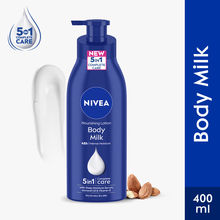 NIVEA Body Lotion for Very Dry Skin- Nourishing Body Milk with Almond Oil and Vitamin E