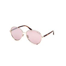 Tom Ford Eyewear Women Oval Pink Lens Sunglasses - FT1028 59 32Z