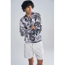 TERRA LUNA White Nevis Shorts