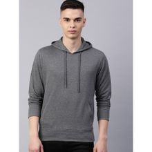 Huetrap Men Solid Hoodie With Pocket