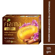 Fiama Golden Sandalwood Oil & Patchouli Gel Bar for Glowing Skin with Skin Conditioners